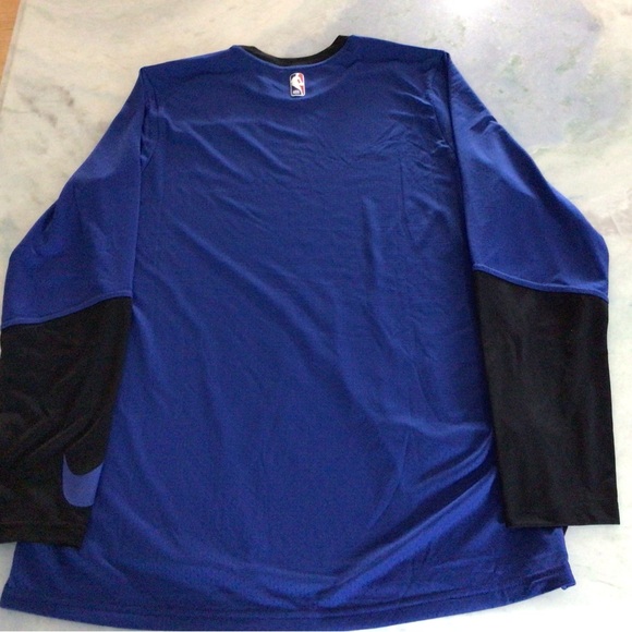 Men’s Nike Dri-Fit NBA Golden State Warriors  Long-Sleeve warm-up shirt. M New. - Picture 6 of 6